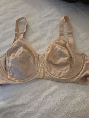38 DD Bali Beige Lace Underwire Bra - Light Nude